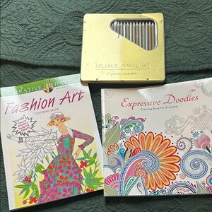 Coloring Book and Pencil Set